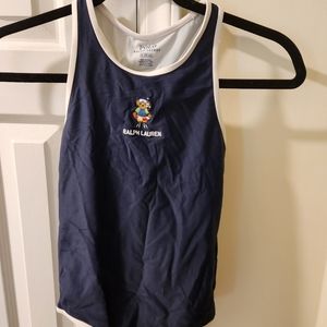 Polo Ralph Lauren Bathing Suit Girls Navy Size 8